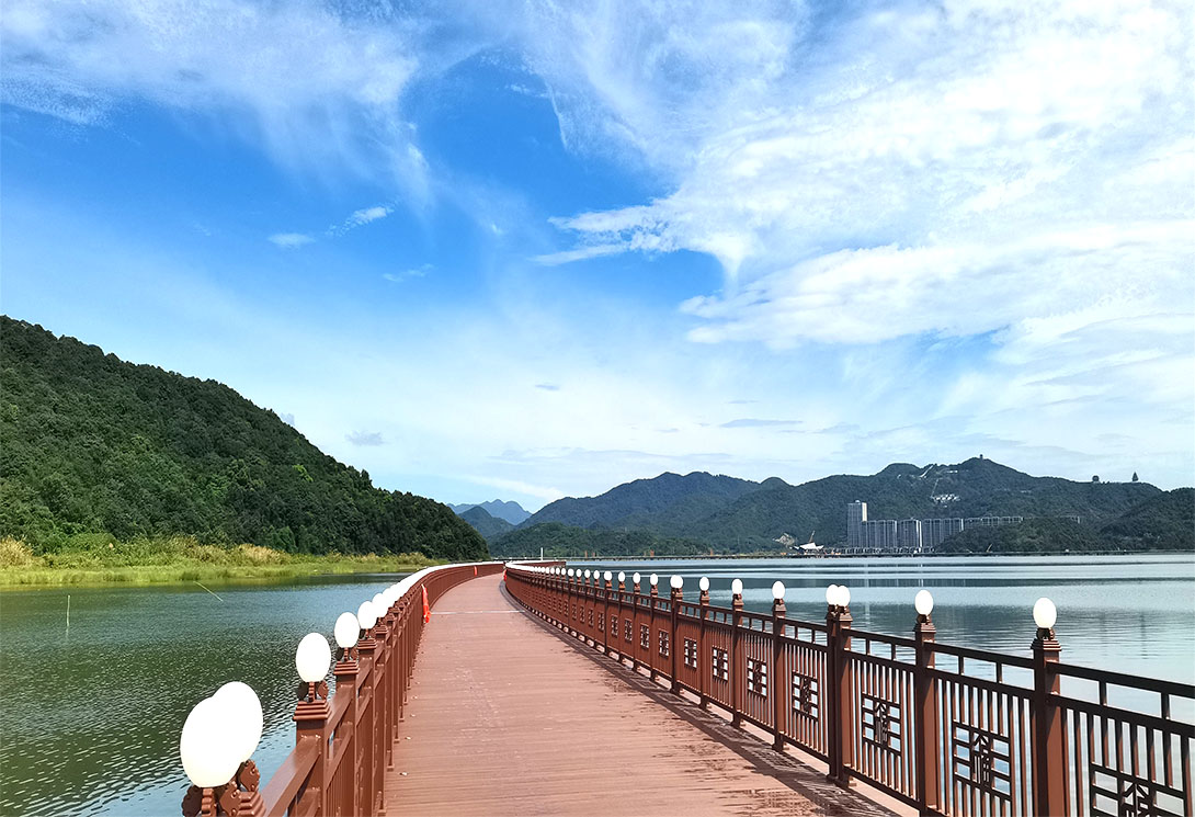寧波海上2703.51米新一代行浸式車行景觀浮橋