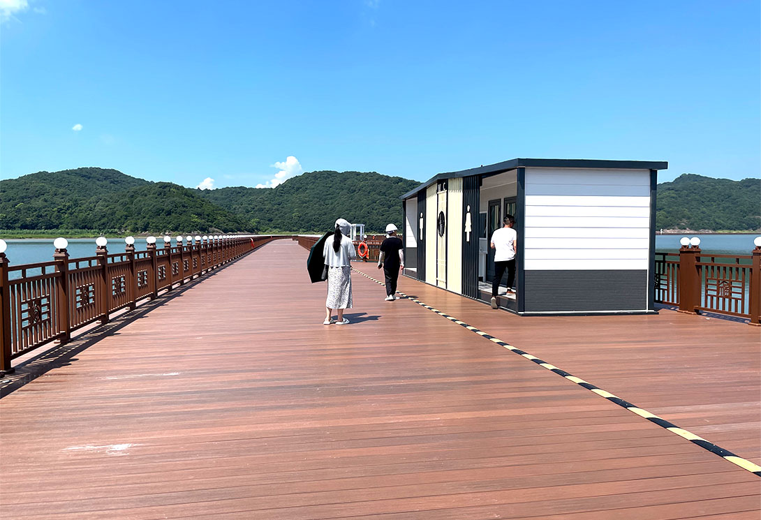 寧波海上2703.51米新一代行浸式車行景觀浮橋