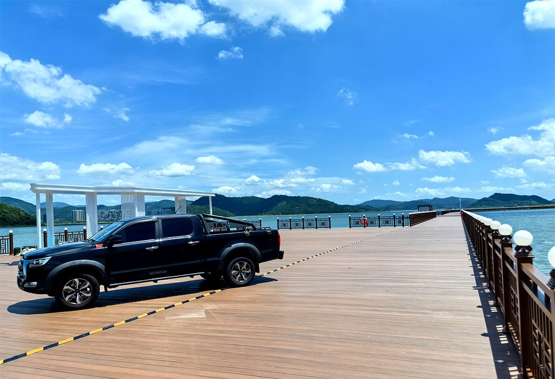 寧波海上2703.51米新一代行浸式車行景觀浮橋