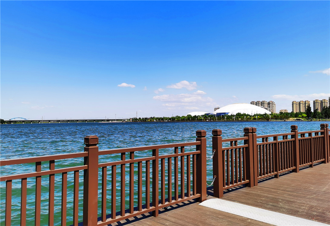 河北正定縣塔元莊大型觀光車浮橋
