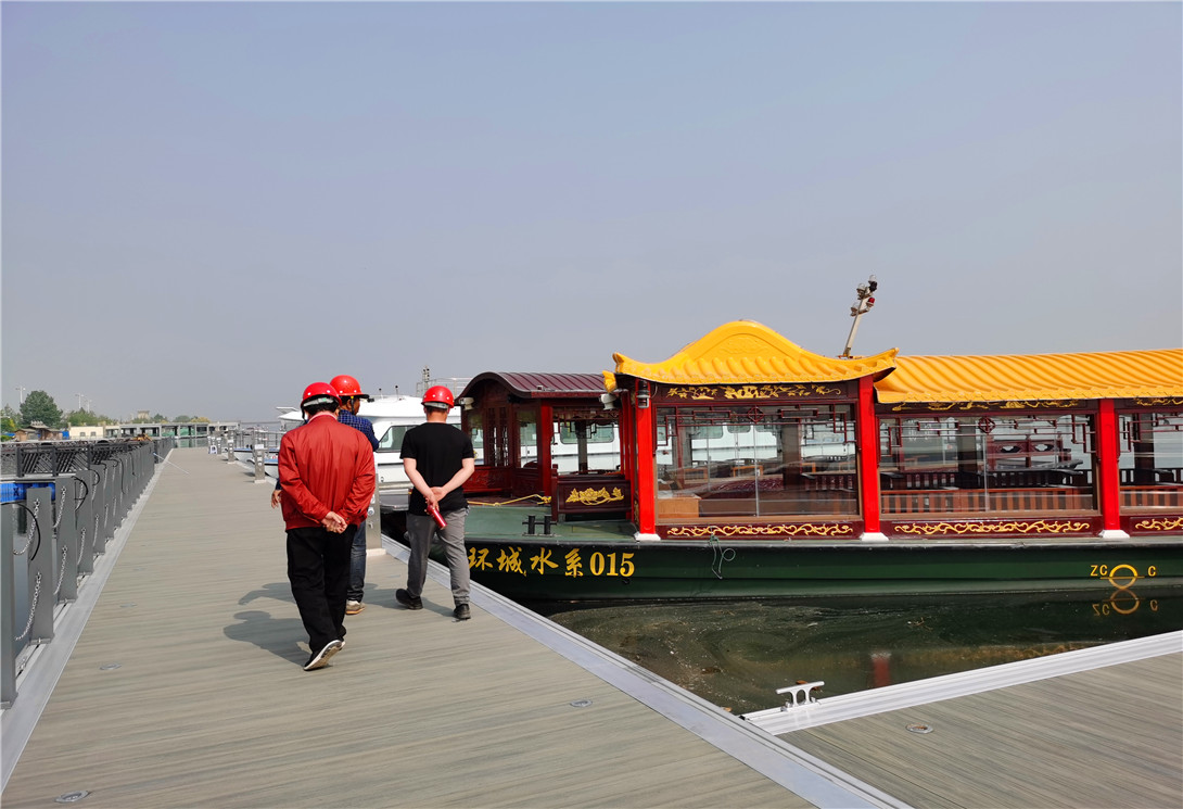 河北石家莊滹沱河大型高檔觀光游艇碼頭