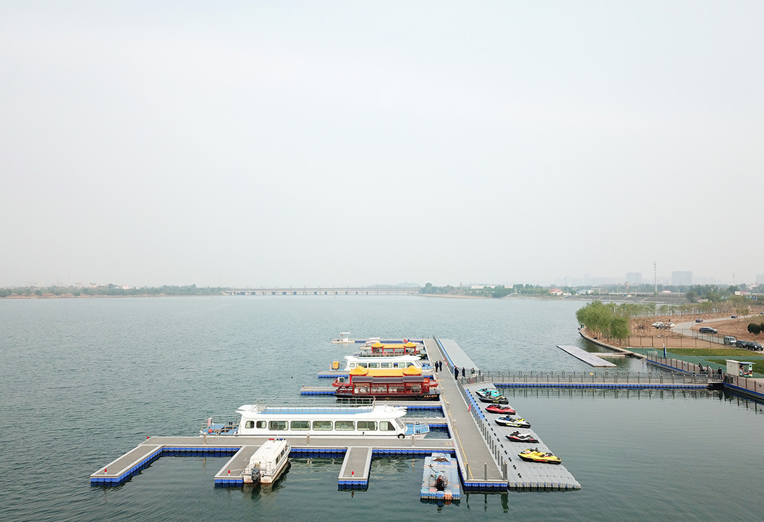 河北石家莊滹沱河大型高檔觀光游艇碼頭