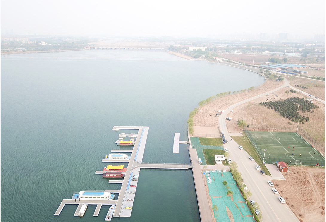 河北石家莊滹沱河大型高檔觀光游艇碼頭