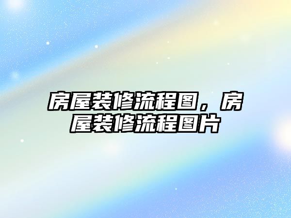房屋裝修流程圖,房屋裝修流程圖片
